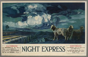 Night Express — New Zealand Railways. Publicity Branch