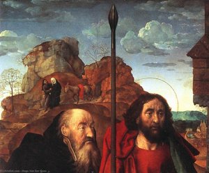 Hl. Antonius Und Thomas Mit Tommaso Portinari (detail) (10) — Hugo Van Der Goes