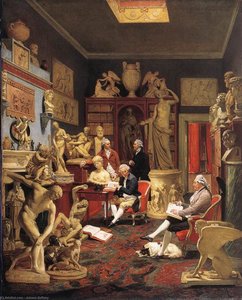 Charles Towneley In His Sculpture Gallery — Johann Zoffany