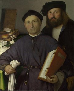 Giovanni Agostino Della Torre And His Son, Niccolò — Lorenzo Lotto