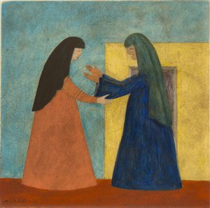 The Visitation, 1st Version, The Life Of Mary Series — Athos Bulcão