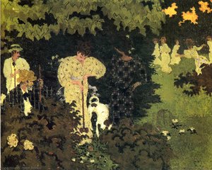 Dusk, Or A Round Of Croquet — Pierre Bonnard