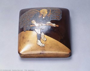 Title (japanese): 樵夫蒔絵硯箱（重文） — Hon'ami Kōetsu