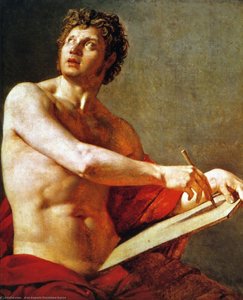 Akademische Studie Eines Männlichen Torsos — Jean-auguste-dominique Ingres