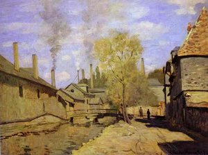 Rouen'deki Robec Deresi — Claude Monet