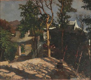 The Road To Jiming Temple — Xu Beihong