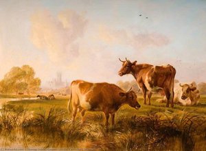 In The Canterbury Meadows — Thomas Sidney Cooper