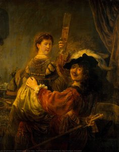 Zelfportret Met Saskia Of De Verlorene Zoon, Dresden — Rembrandt Van Rijn