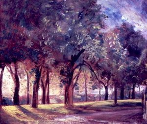 La Passeggiata Dei Giudici A Hampstead — John Constable