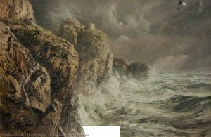 A Wild Day At The South Stack — Thomas Huson