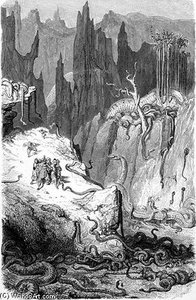 Sinbad Mezi Hady — Gustave Doré
