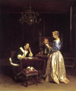 Woman Reading A Letter — Gerard Ter Borch