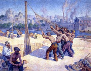 The Pile Drivers — Maximilien Luce