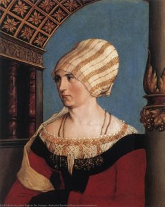 Dorothea Meyer Née Kannengiesser'in Portresi — Hans Holbien