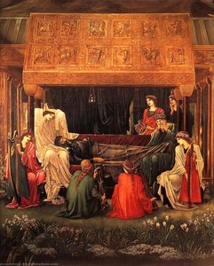 Arthur In Avalon — Edward Coley Burne-jones