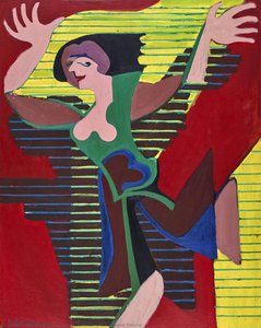 Leaping Dancer, Gret Palucca — Ernstas Ludvigas Kiršianas