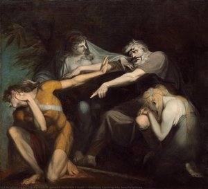 Oedipus Cursing His Son Polynices — Johann Heinrich Füssli