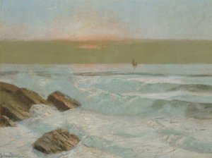 Seascape With Rocks — Albert Julius Olsson