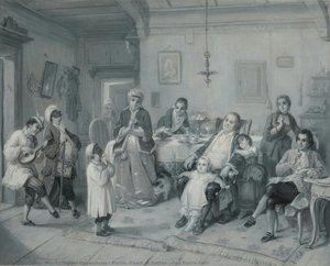 Purim (feast Of Esther) (das Purim-fest) — Moritz Daniel Oppenheim