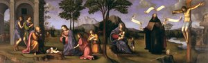 Adoration Of The Child — Francesco Francia (francesco Raibolini)