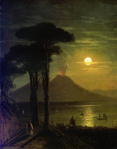 Napoliin Yöllä Kuun Valossa. — Ivan Aivazovsky