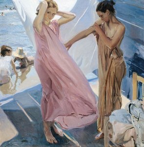 Nach Dem Baden, Valencia — Joaquín Sorolla Y Bastida