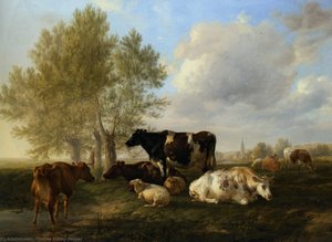 Meadows Near Canterbury — Thomas Sidney Cooper
