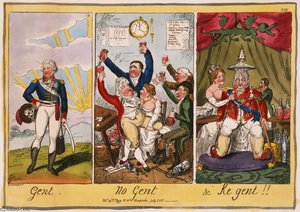 The Prince Regent — George Cruikshank