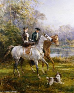 A Ride in the Park by Heywood Hardy