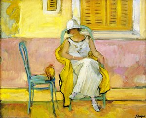 Woman In A White Dress — Henri Lebasque