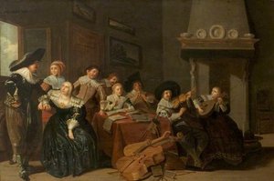 The Music Party — Pieter Jacobsz Codde