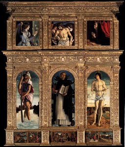 Polyptychon Des Heiligen Vinzenz Ferrer — Giovanni Bellini (giambellino)