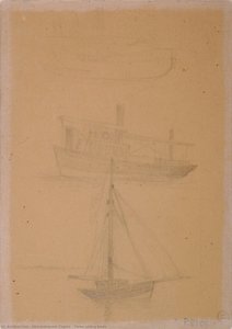 Three Sailing Boats — Abanindranath Tagore