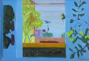 Window With A Telegraph Pole — David Alan Redpath Michie