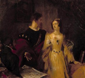 Lady Jane Grey Prevailed On To Accept The Crown — Charles Robert Leslie