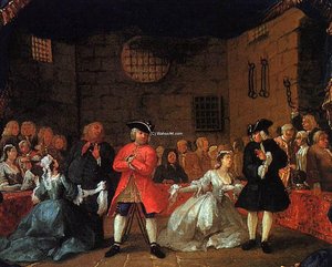 A Scene From The Beggar's Opera — William Hogarth