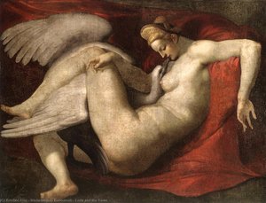 Leda Ve Kuğu — Michelangelo