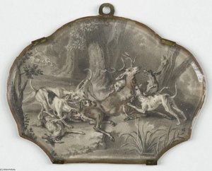 Hertenjacht — Jean-baptiste Oudry