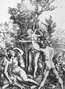 Hércules En El Cruce — Albrecht Dürer