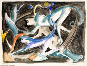 Playing Monkeys — Franz Marc
