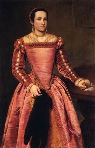 Woman In A Red Dress — Đovani Batista Moroni