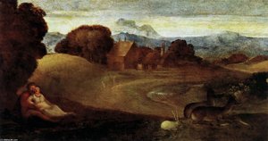 Die Geburt Des Adonis (detail) — Tizian