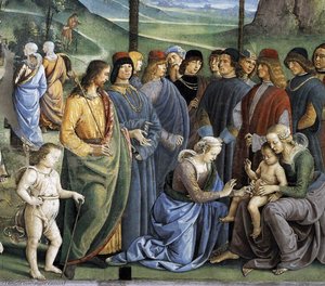 Il Viaggio Di Mosè In Egitto E La Circoncisione Di Suo Figlio Eliezer (dettaglio) — Pietro Perugino