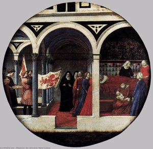 Piatto Della Natività (tondo Di Berlino) — Masaccio