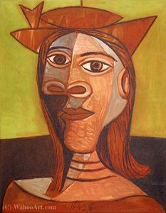 Mujer Con Sombrero (dora Maar) — Pablo Picasso