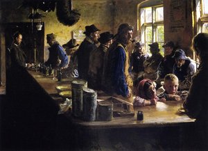 In The Store During A Pause From Fishing — Петер Северин Кројер