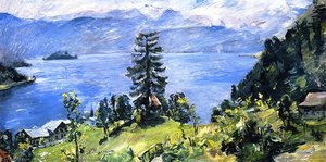 Panorama Del Walchensee — Lovis Corinth