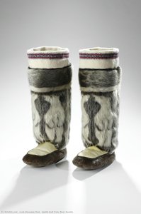 Iglulik Inuit Polar Bear Kamiks — Leah Aksaajuq Otak