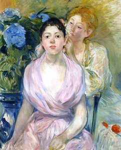 The Hydrangea — Berthe Morisot