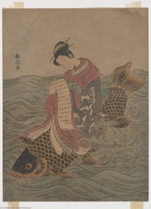Parody Of A Chinese Immortal — Suzuki Harunobu